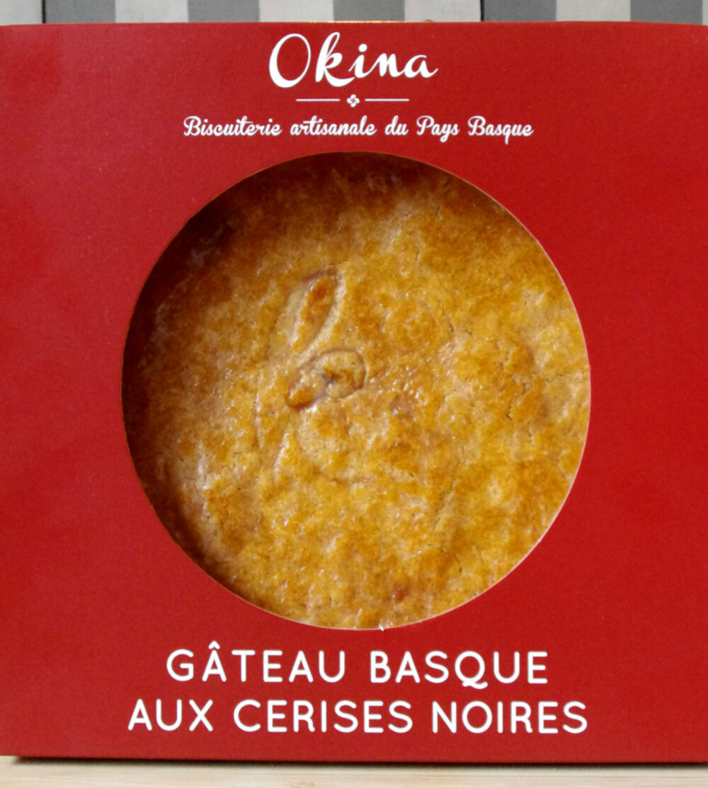 Gâteau basque aux cerises noires (Boîte de 600 g)