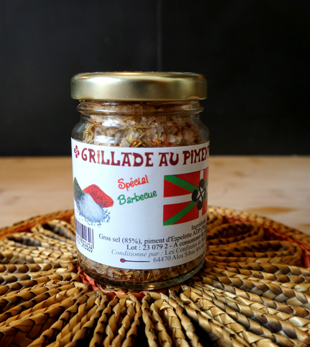 Grillade au piment d’Espelette (Bocal de 90 g)